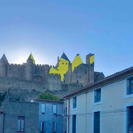 Le Templier Vue Cite Pied Cite Medievale Neuf Carcassonne Exterior foto