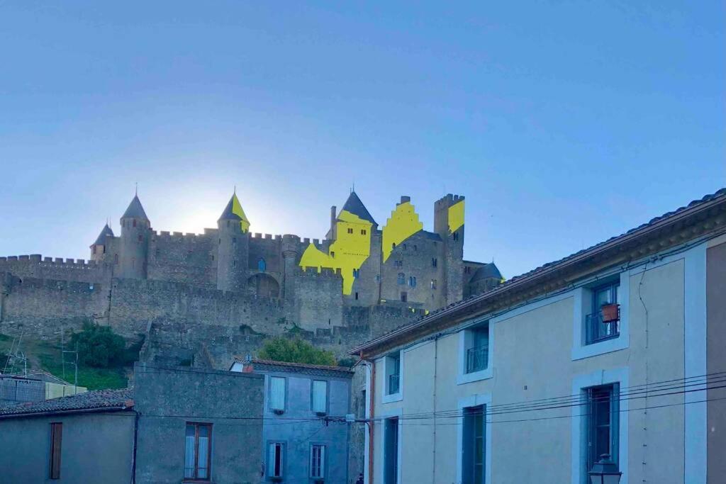 Le Templier Vue Cite Pied Cite Medievale Neuf Carcassonne Exterior foto